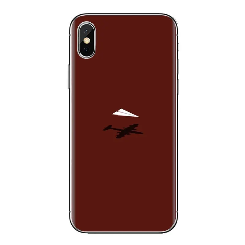 Прозрачный мягкий чехол чехлы для фильмов Бумажные самолеты iPod Touch Apple iPhone 4 4s 5 5S SE