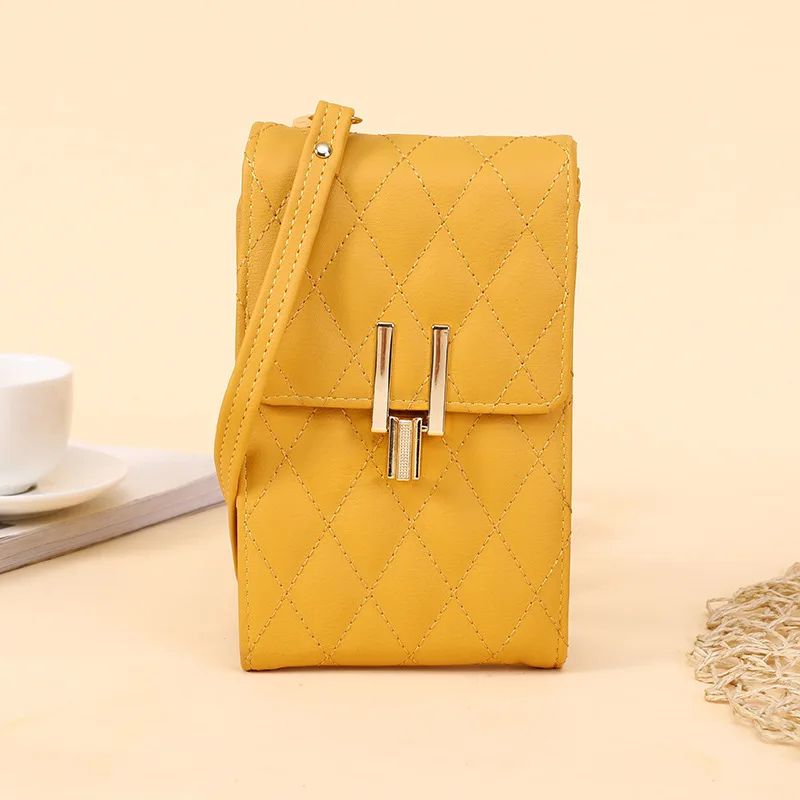 

Vintage Women Multi Card Shoulder Bags PU Leather Crossbody Bag for Ladies Mobile Phone Pouch with Zipper Hasp bolsas femininas