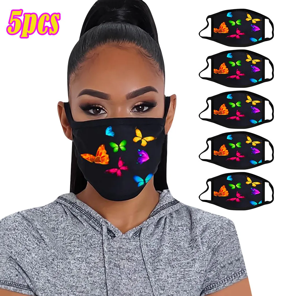 1/2/5 шт разводной уход за кожей лица маска модная обувь с бантиками Принт заячьи