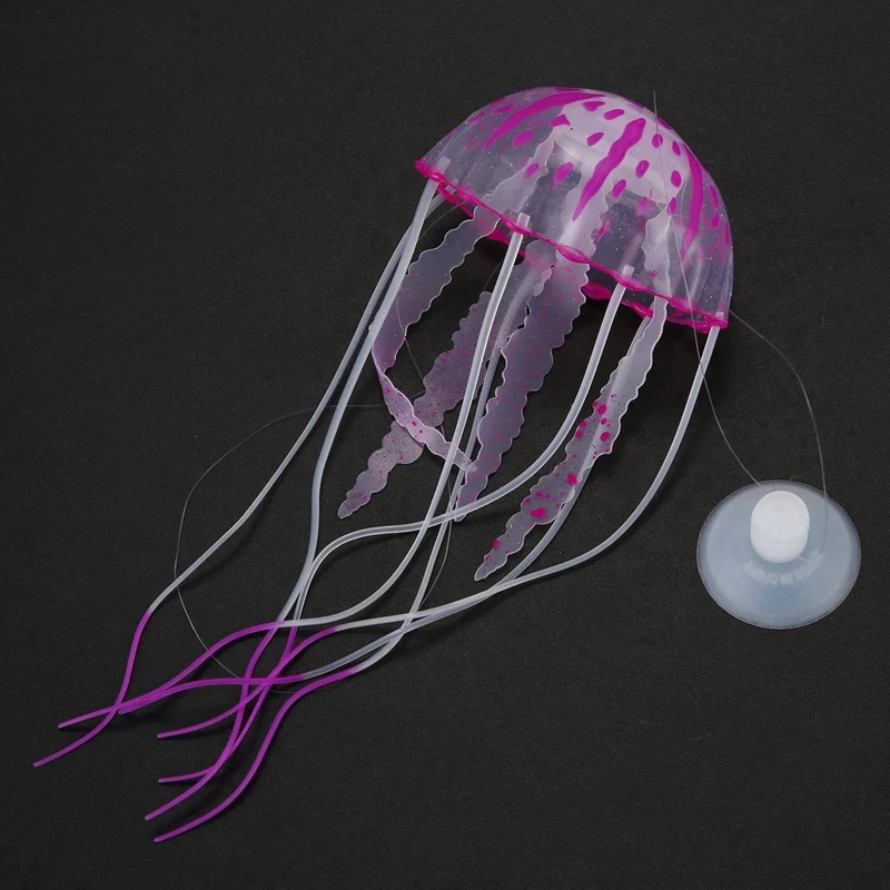 2 шт. светящийся эффект в аквариуме искусственные Медузы Украшение для аквариума