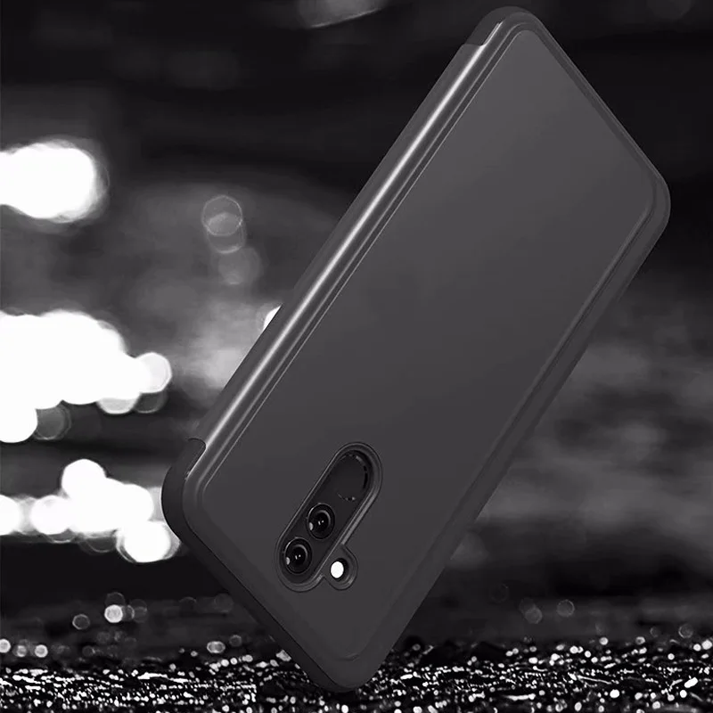 Зеркальный умный флип-чехол, кожаный чехол, чехол для телефона huawei mate 20 Honor 8X Max 10 V20 20i 10i 8A 8S 8C 9X Pro Lite View 20