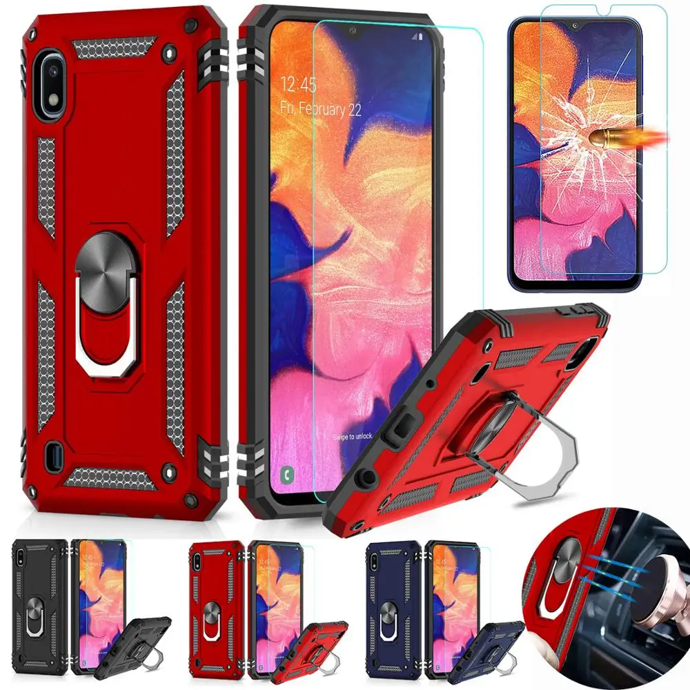 Магнитный чехол с подставкой + Защитная пленка для экрана Samsung Galaxy A10e A20 A50 A30 A70 A70s