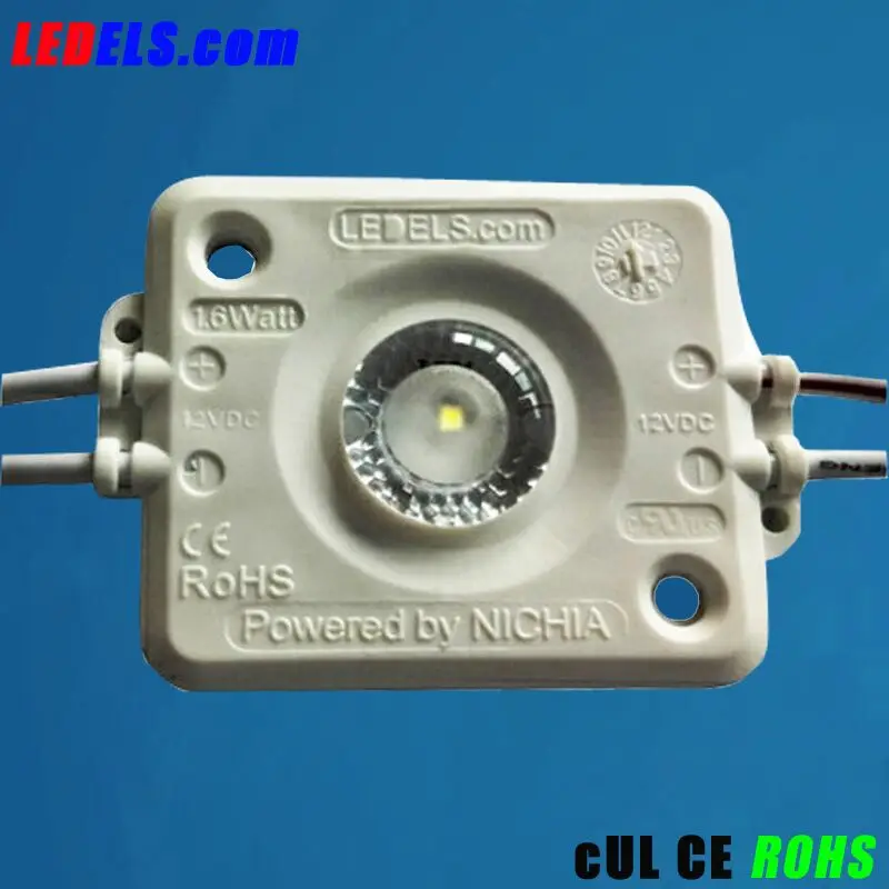 200 шт./лот светодиодная подсветка для освещения вывесок 12VDC 1 6 W 120lm световой