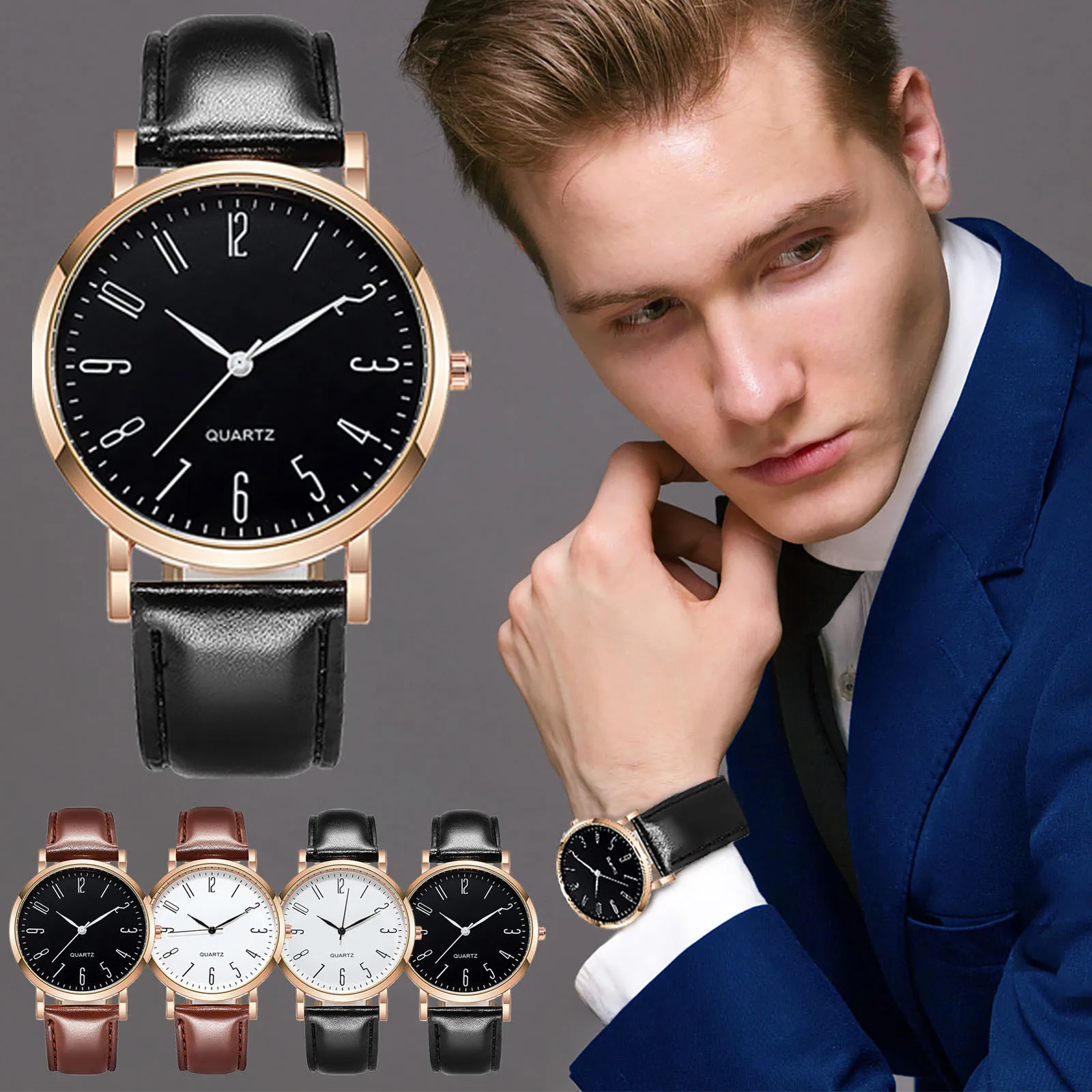 

Casual Business Men's Quartz Wristwatches Men Watches 2021 Luxury Automatic Digital Watch For Men Waterproof Erkek Kol Saati