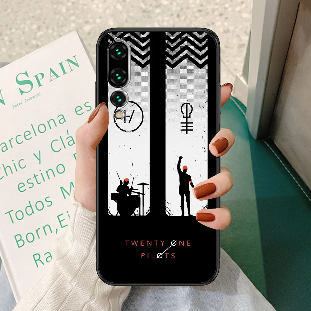 Чехол для телефона twenty one pilots Band 21 чехол Huawei P Mate P10 P20 P30 P40 10 20 Smart Z Pro Lite 2019 черный