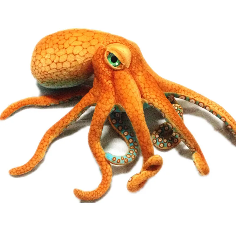 

35-80cm Lifelike Octopus Plush Toys Soft Octopus Stuffed Doll Stimulated Creature Toys Sea Animal Dolls Christmas Gifts For Kids