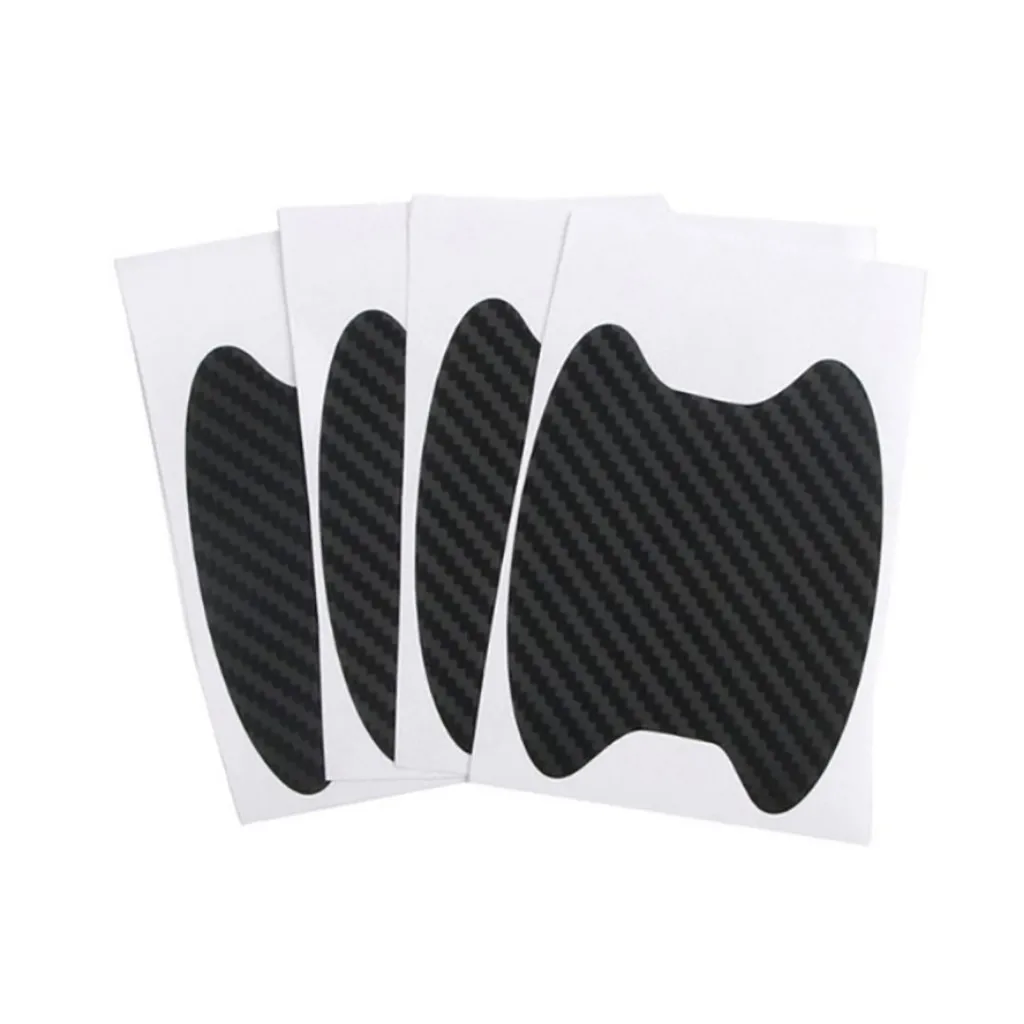 12 шт. автомобильные наклейки на двери искусственная Обложка защитная пленка для