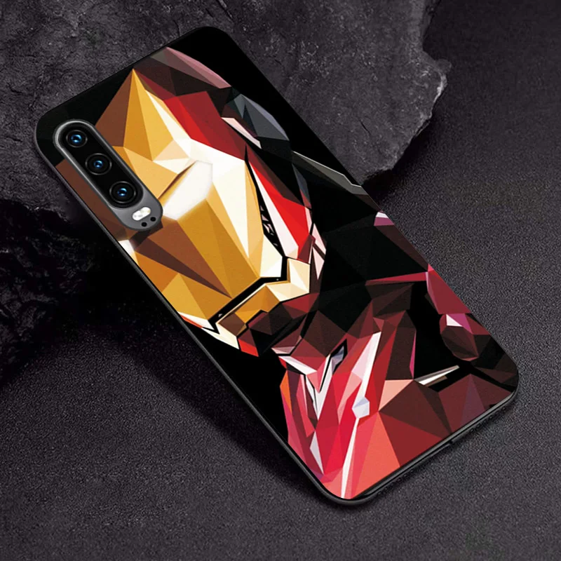 TPUBLK626 Чехол captain america для huawei P30 Lite P10 Lite, черный ТПУ для huawei P30 P20 Pro P8 P9 Lite, чехол для huawei P30 Pro, чехол - Цвет: TPUBLK626