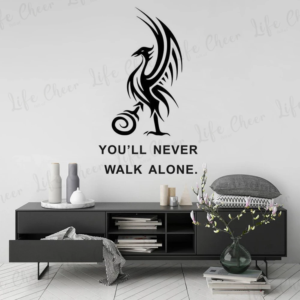 Виниловая наклейка на стену Популярный Футбольный клуб настенные виниловые