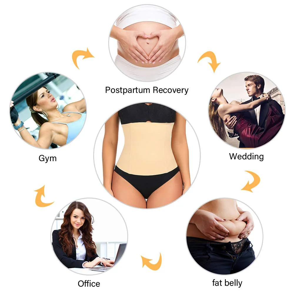 Lover Beauty Waist Trainer Corset Weight Loss Postpartum Belly Body Shaper Seamless Hip Women Shapewear Girdle Slimming Belt A