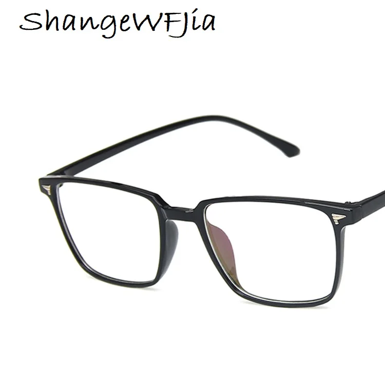 New Classic Square Eyeglasses Frame Men Brand Designer Fashion Women Decoration Optical Glasses males