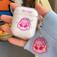 cartoon with key chains pendant earphone case for airpod 1 2 cover for apple pro 3 cases wireless bluetooth charging box cute