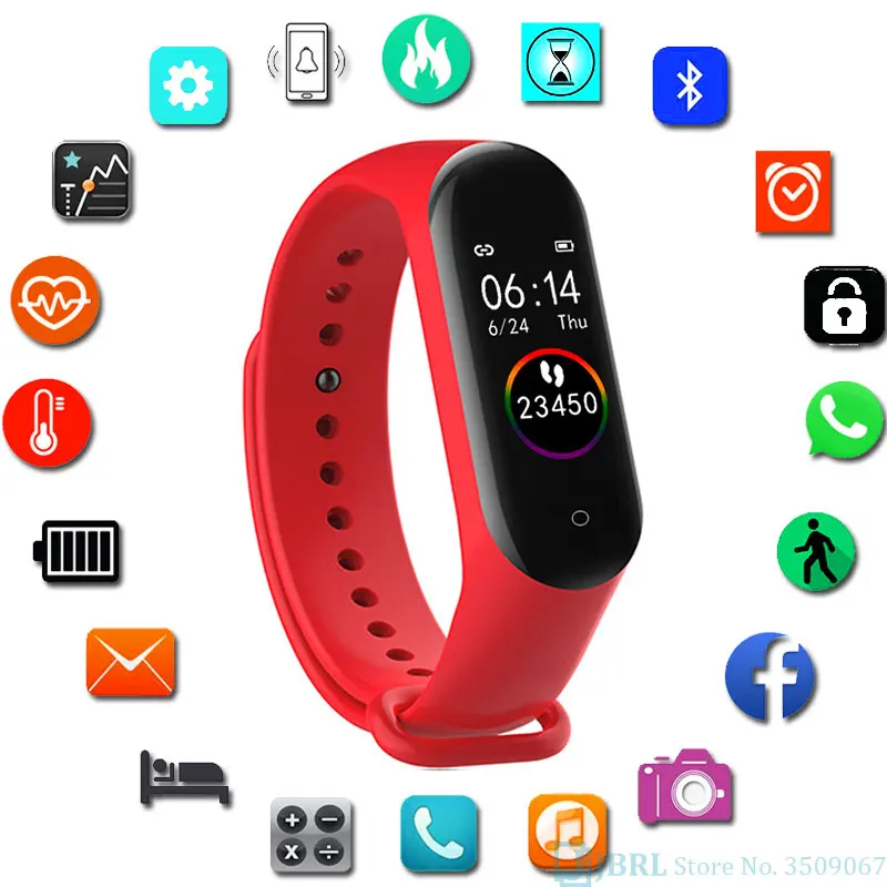 Модные водонепроницаемые цифровые часы женские с Bluetooth и пульсометром Женские