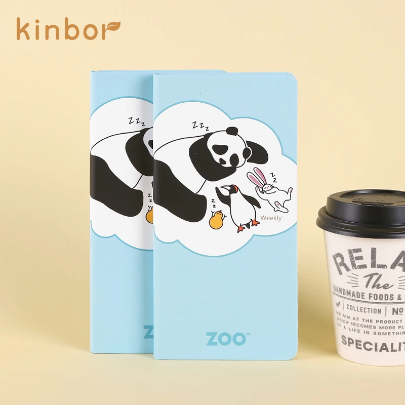 Youpin Kinbor Kawaii блокнот Еженедельный планировщик милый портативный Pocketbook квадратный