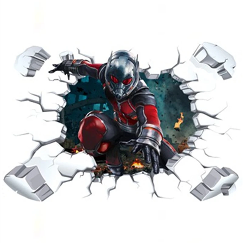 Постер Фильма Мститель супергерои Человек-паук 3d сломанные виниловые настенные