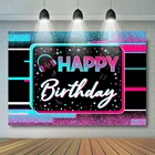 Фон для фотосъемки для вечеринки в честь Дня Рождения для взрослых и подростков Блестящий Золотой декор в стиле хип-хоп танцевальный баннер для фотостудии