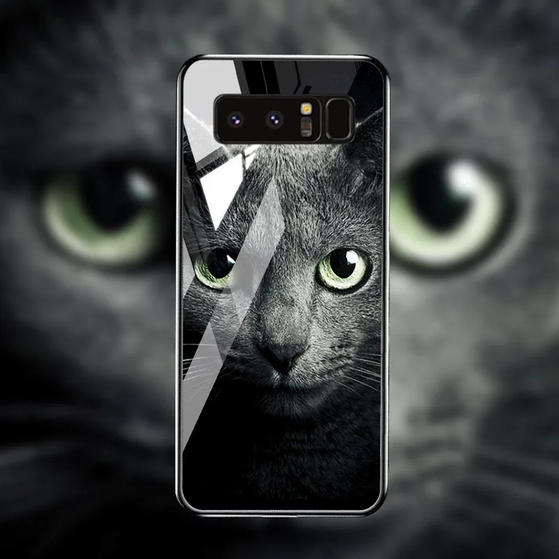 B102 Чехол из закаленного стекла для samsung Galaxy Note 8 10 чехол s Star Space samsung S10 S8 S9 Plus S10e Lite J2 Core Prime Чехлы бампер - Цвет: B102