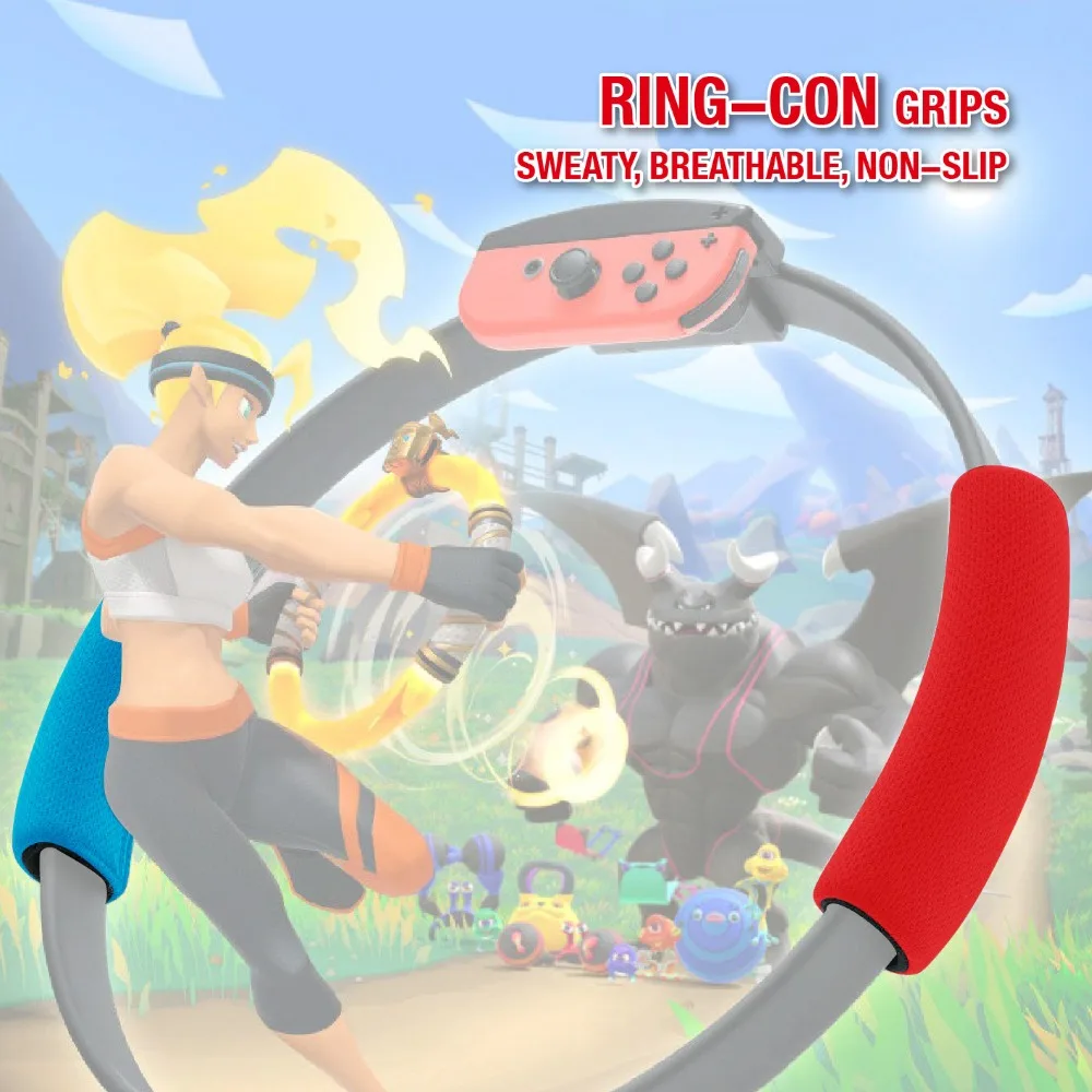 3 в 1 регулируемый эластичный ремешок для ног спортивный 56 см RingCon Grips Leg Nintendo Switch