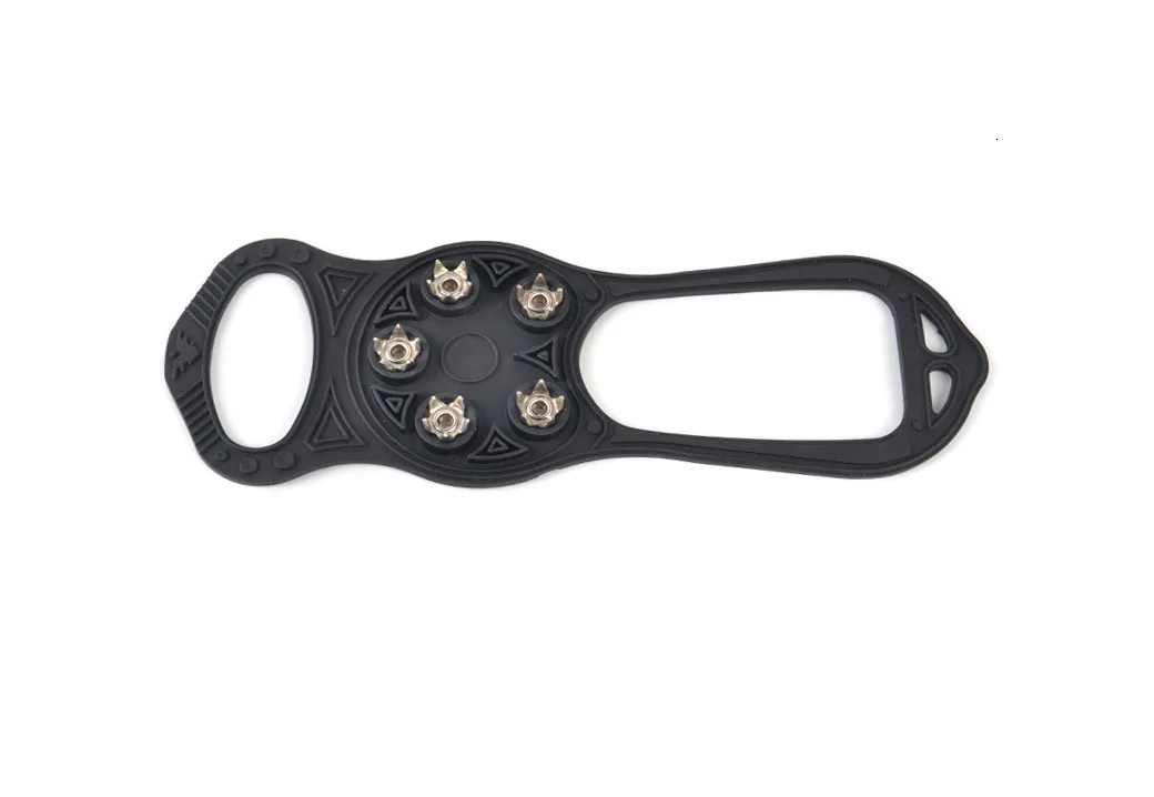 5 зубчатые шипы на подошве Нескользящая обувь для снежной погоды Обувь