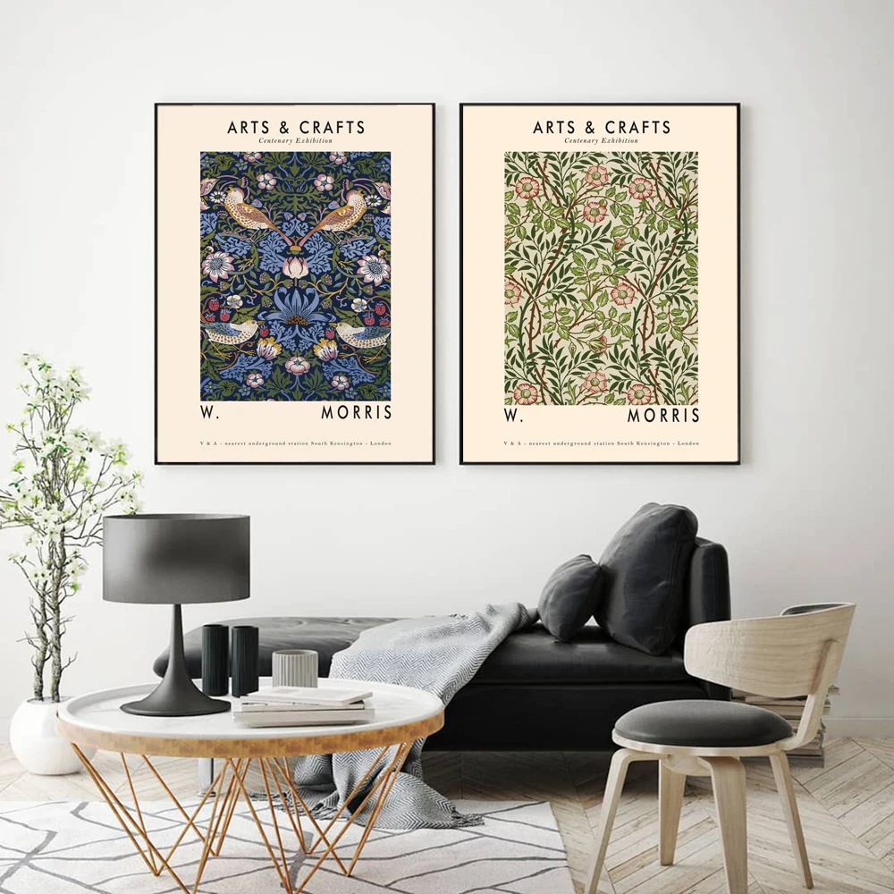 

Arts Crafts Flower Poster Green Plants Nordic Posters Printing Decorative Painting Wall Art Canvas Painting For Home Decoration