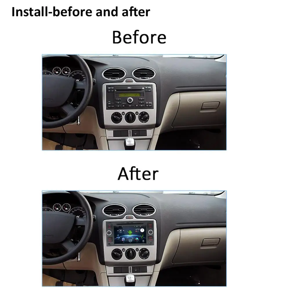 Bosion Android 10 0 автомобильный DVD 2 Din стерео для Ford Mondeo C-max focus galaxy S-max fusion ranger Multimedia Autoaudio