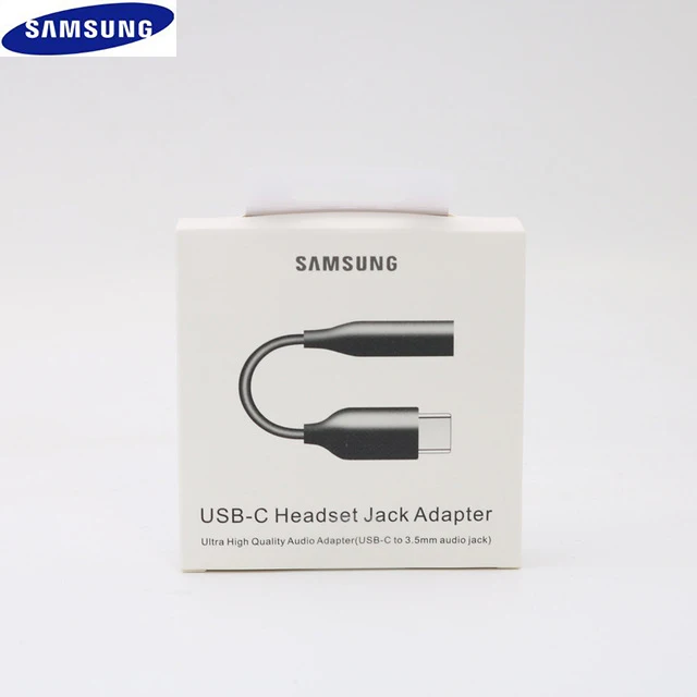 Аудиокабель Samsung USB Type C на 3 5 мм AUX адаптер для гарнитуры Galaxy S20 + NOTE 9 10 pro A90 A60 A80 A8S