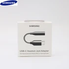 Аудиокабель Samsung USB Type C на 3,5 мм AUX адаптер для гарнитуры для Samsung Galaxy S20 + NOTE 9 10 + pro A90 A60 A80 A8S A70