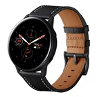 Ремешок для часов Samsung Galaxy Watch Active 2, 40 мм, 44 мм, 20 мм, натуральная кожа