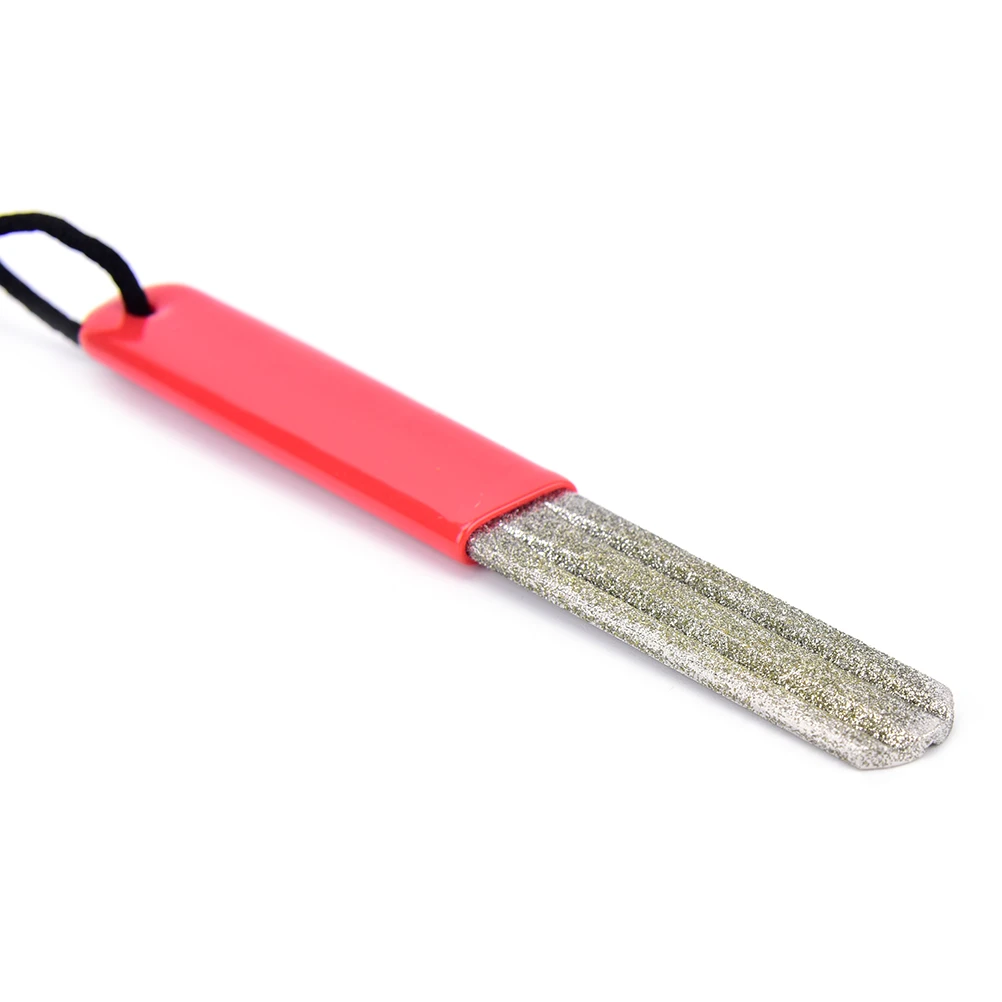 

New Arrival Sided Groove Diamond Fishing Hook Hone Fishhook Sharpener Fishing Tackle Box Fishing Accessories Easy To Use