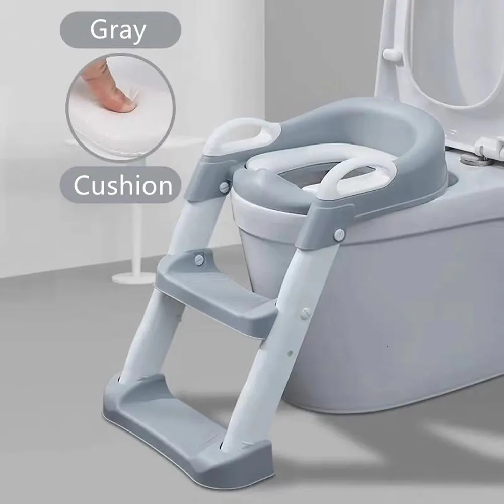 

Folding Infant Potty Seat Urinal Backrest Training Chair With Step Stool Ladder For Baby Toddlers Boys Girls