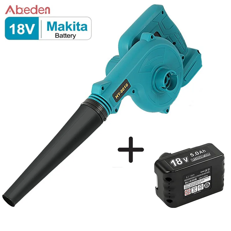 Abeden перезаряжаемая Беспроводная электрическая воздуходувка 18 в 5 А BL1850 батарея