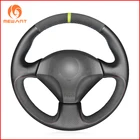 MEWANT черная замшевая накладка на руль из натуральной кожи для Honda S2000 2000-2008 Civic Si 2002-2004 Acura RSX Type-S 2005