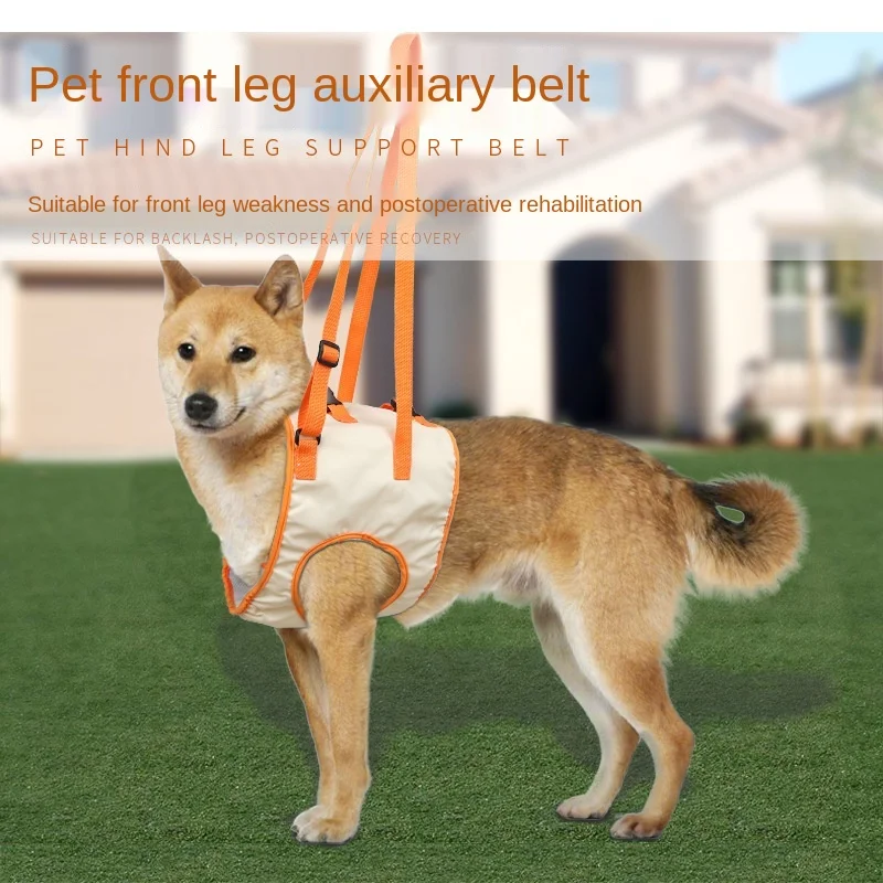 

Pet Dog Portable Front Leg Surport Strap Auxiliary Dog Harness Rehabilitation Belt For Elderly Sick Dog Accessories Pet Supplies