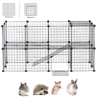 diy metal mesh pet playpen small animal cage metal wire indoor outdoor guinea pigs rabbits kennel crate fence tent