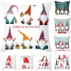 45x45 см Наволочки, рождественские украшения для дома, Рождественское украшение, наволочка с Санта Клаусом, новый год 2022, Рождество