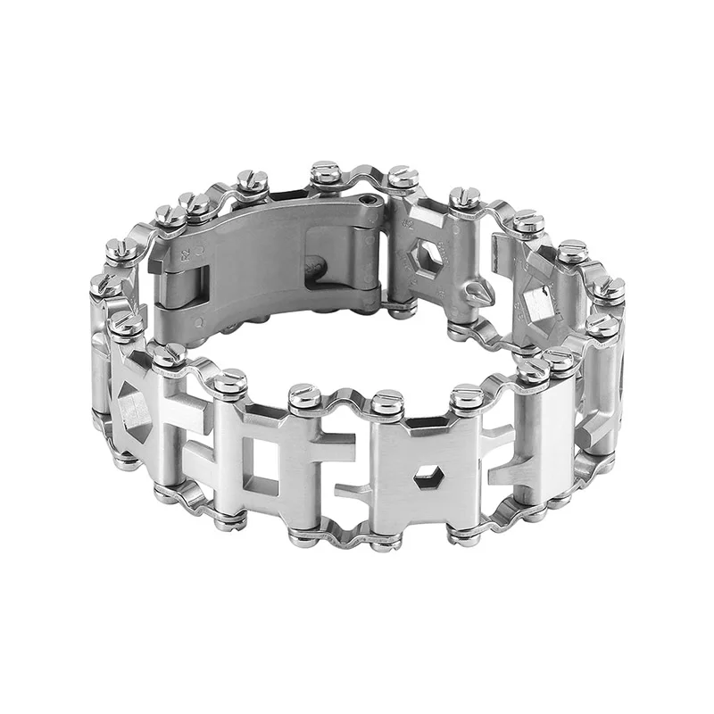 

Tread Outdoor Spliced Bracelet Multifunctional Wearing Screwdriver Tool Hand Chain Field Survival Bracelet Accessories