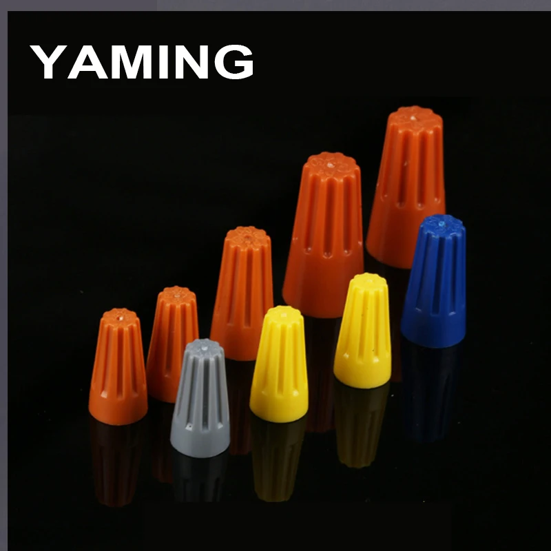 Закручивающаяся крышка клемм коннектор для электрического провода пружинная