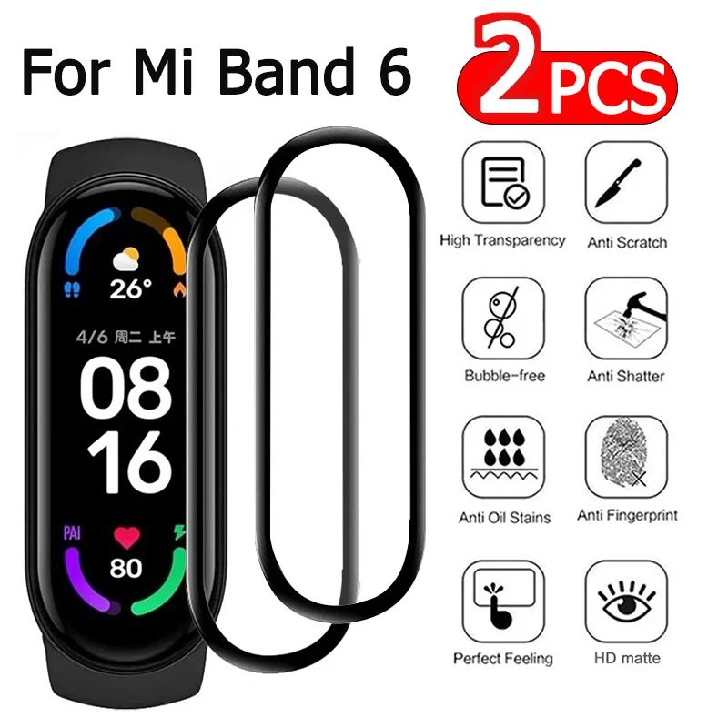 Защитное стекло для Xiaomi Mi Band 6/5/4|Смарт-аксессуары| |