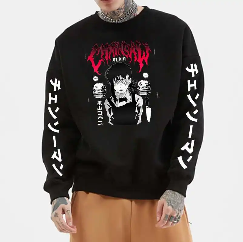 

Толстовка с капюшоном в стиле аниме «бензопила»