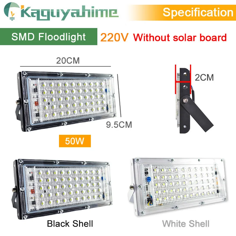Kaguyahime открытый светодиодный солнечный свет 220 в 30 Вт 50 прожектор дистанционного