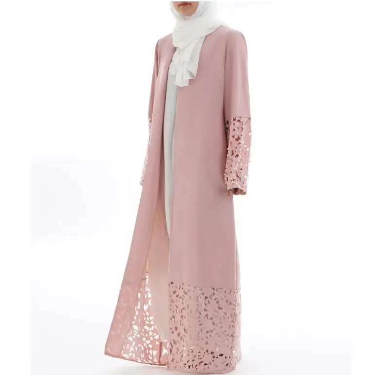 Мусульманское длинное платье Baju Wanita турецкое пальто для девочек мусульманская
