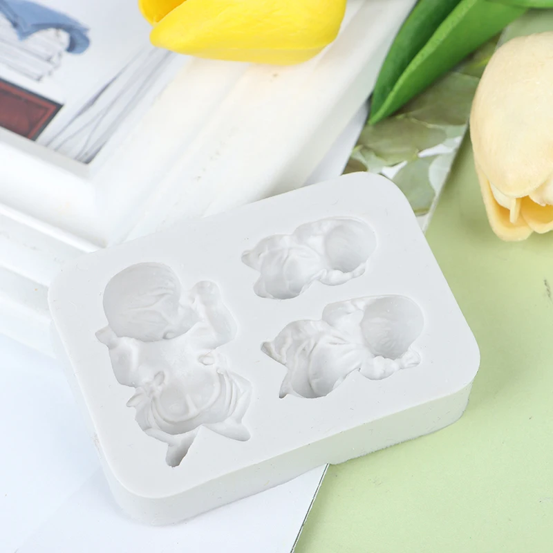 

1PC 3D Sleeping Baby Silicone Resin Molds Fondant Molds Cake Decorating Baking Tool