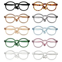 round frame miniature eyewear clear lens candy color eyeglasses style for blythe doll accessories plush doll glasses accessories