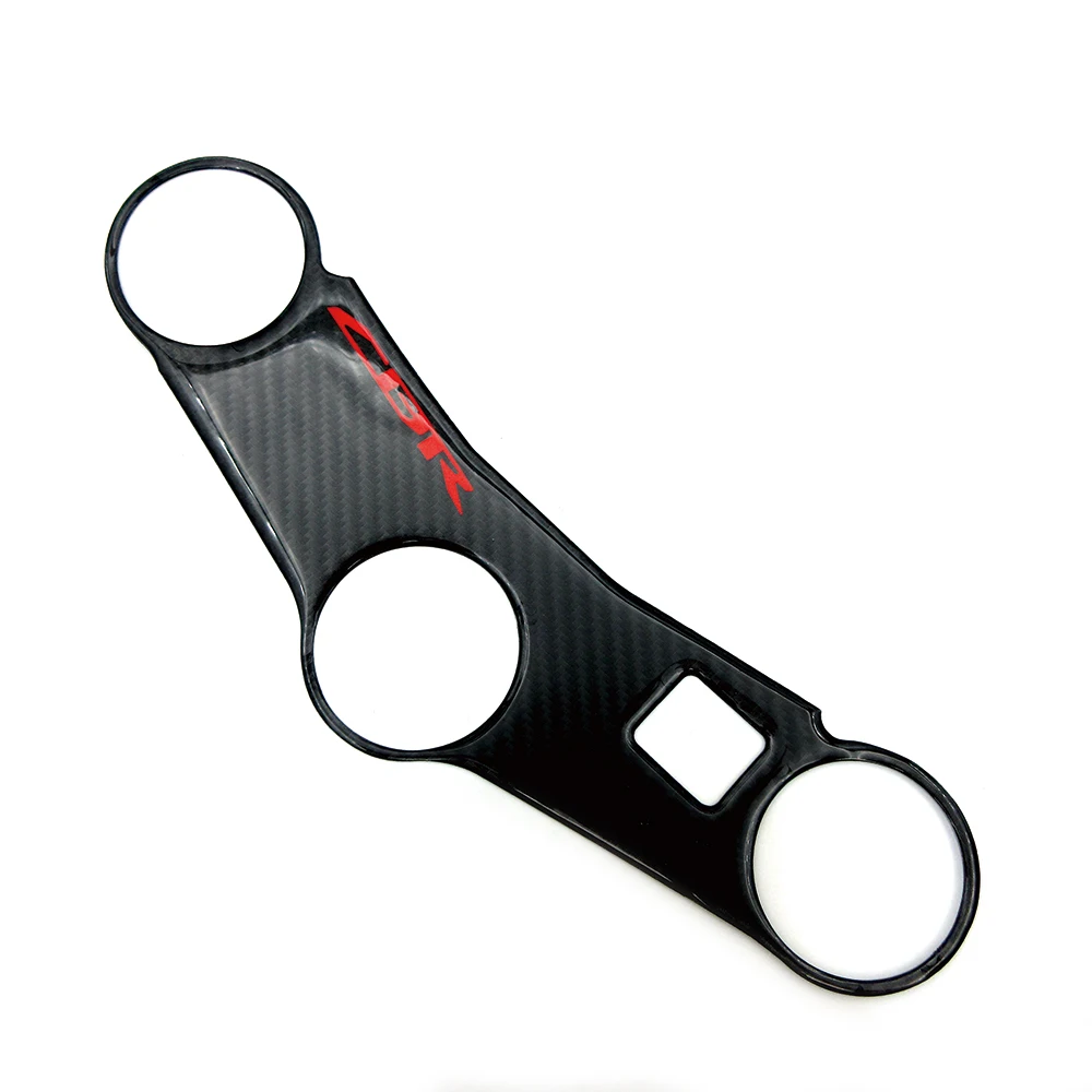 Мотоциклетная 3D наклейка из углеродного волокна тройное дерево верхний зажим