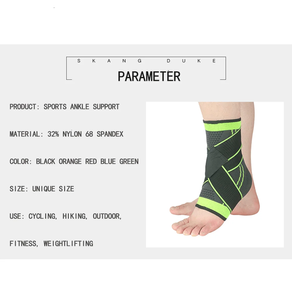 

nylon sports ankle protection men and women sports four-sided elastic breathable ankle protector