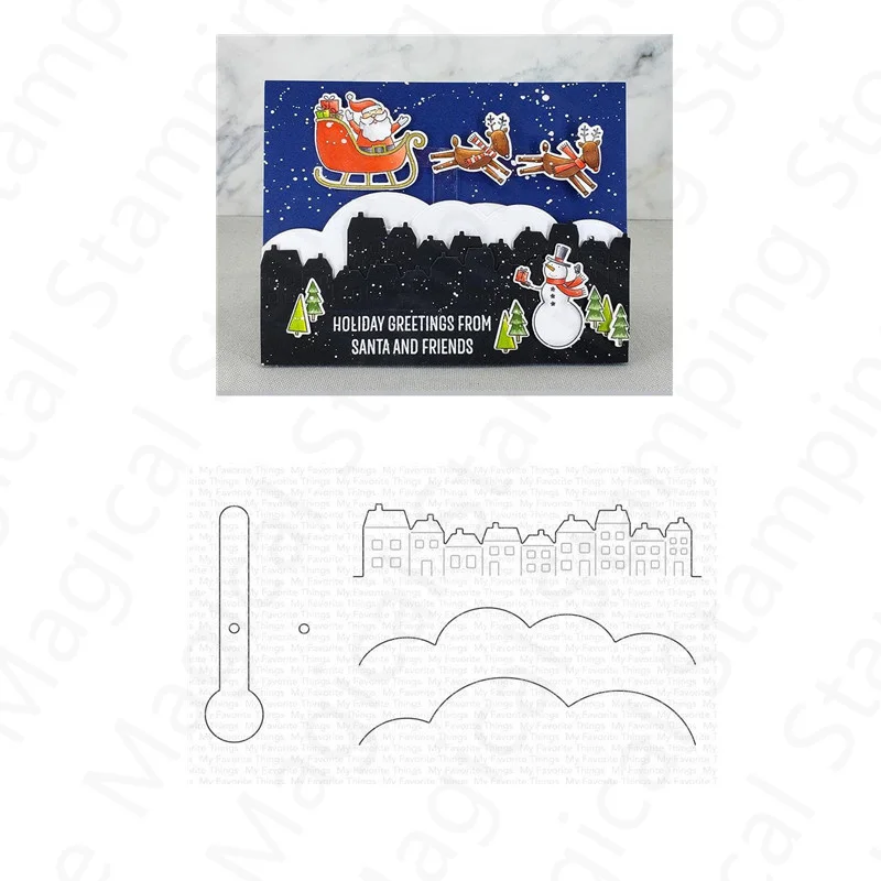 

2021 New Christmas High Flying Metal Cutting Dies Stencil For DIY Craft Making Decoration Greeting Card Scrapbooking No Stamps