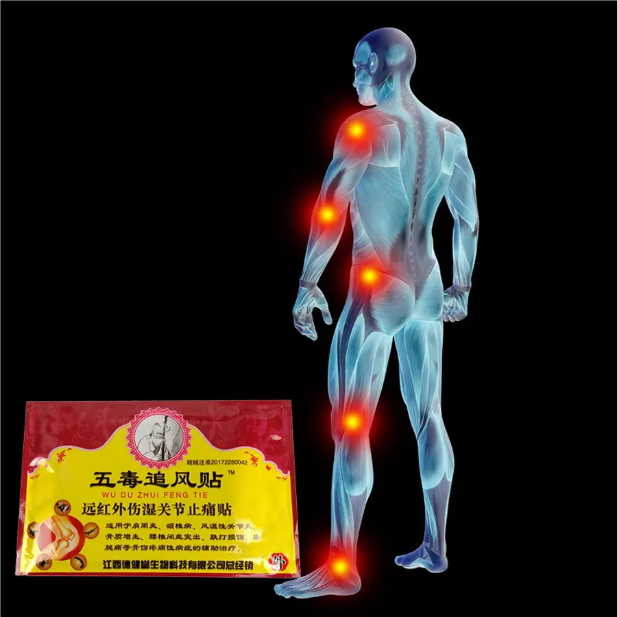 

8Pcs/32Pcs New Snow Toad Arthritis Analgesic plaster muscle joint pain low back pain relief Plaster/Patch