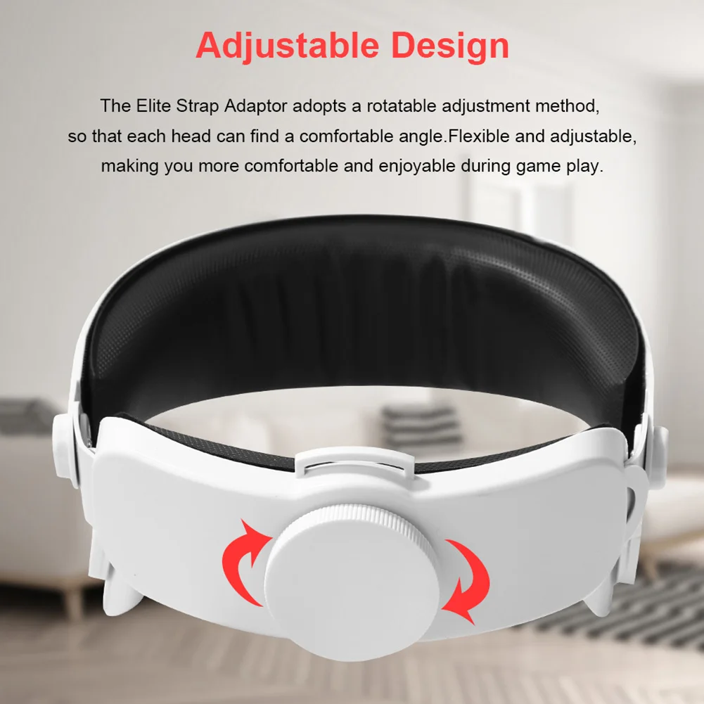

VR Head Strap For Oculus Quest 2 VR Helmet Belt Adjustable Headband Head Reduced Pressure Fixing Strap For Quest2 Vr Accessories