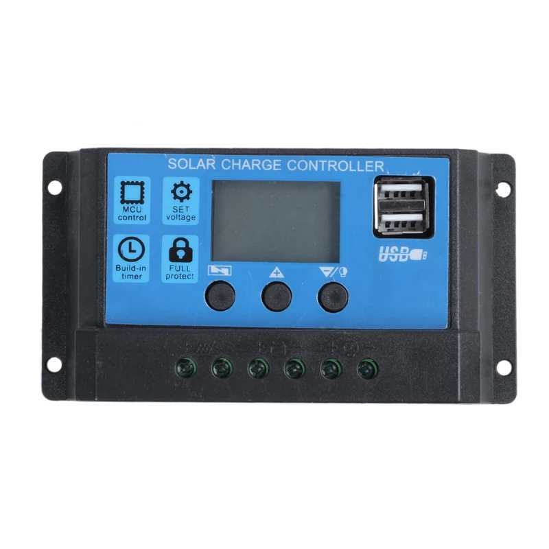 30A 12V / 24V LCD Intelligence Auto Regulate PWM Solar Battery Charge Controller | Обустройство дома