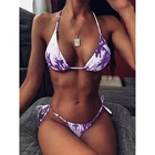 Сексуальный микро бикини 2022 купальник Mujer женский купальник бандаж Стринги Бикини Набор купальник пляжная одежда для купания женский купальник